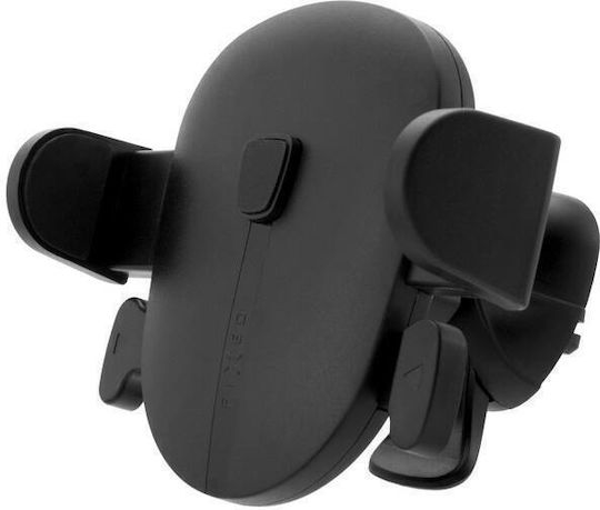 Fixed Car Mobile Mount with Adjustable Hooks Black