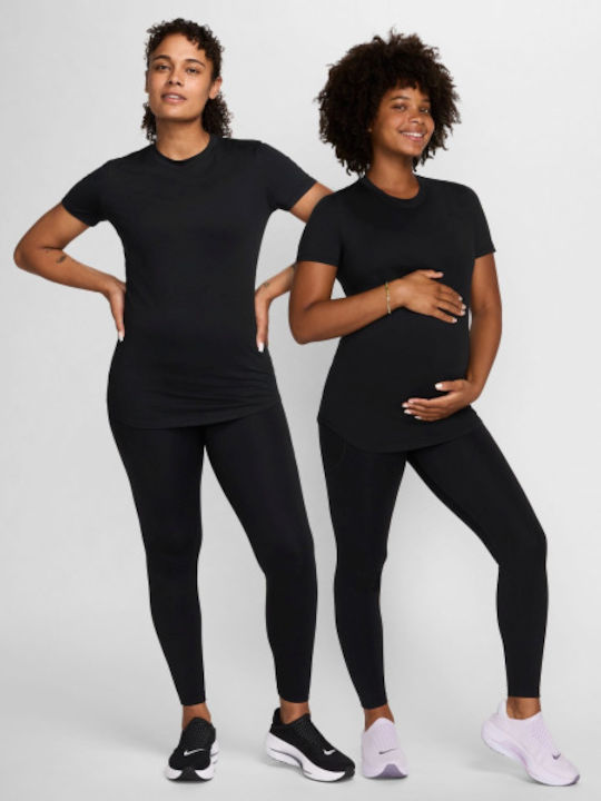 Nike Tricou Maternity Tops Negru Nike Tricou Maternity Tops Negru