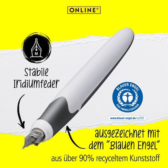 Fountain Pen Air Blue Angel Black & Grey 20178 Online 4014421201782 Nibs Medium