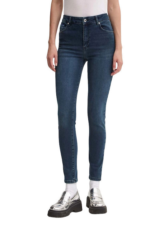 Karl Lagerfeld Blugi pentru femei cu croială skinny Green Cast Blue