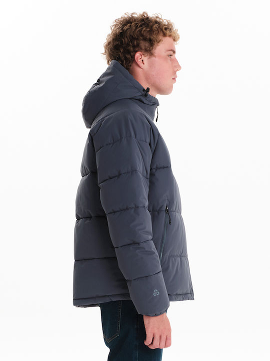 Winter Jacke Puffer Wasserdicht und Winddicht Blau
