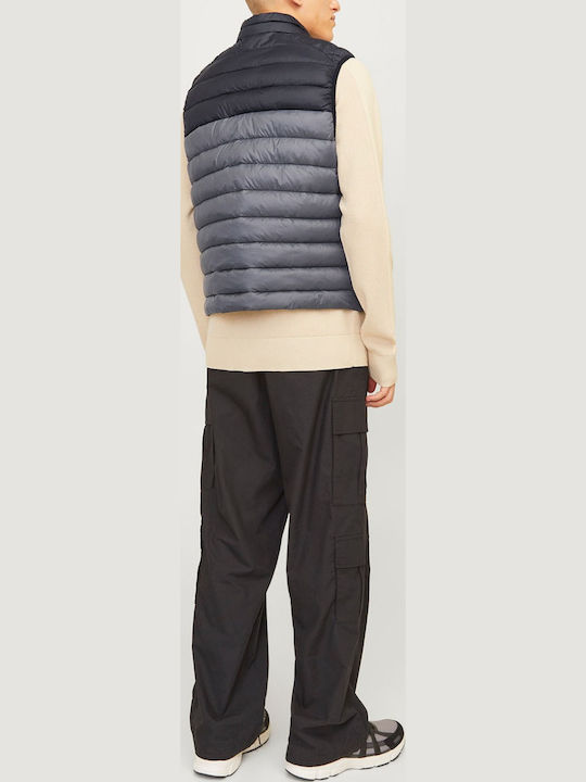 Jack & Jones Μπουφάν Asphalt Black, Dark Gray