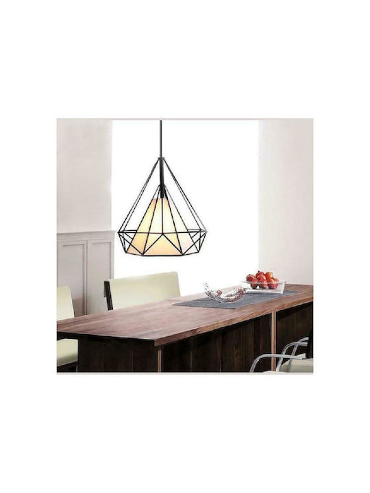 Powertech Pendant Light White with Socket E27 27x30cm