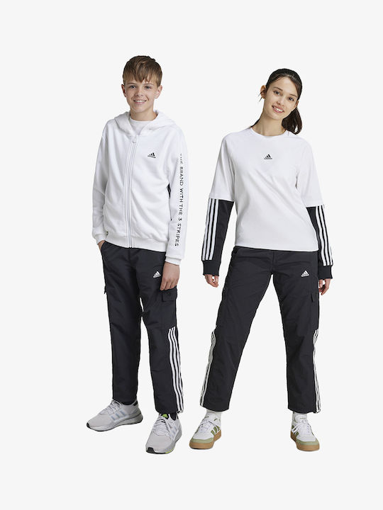 Adidas Παιδικό Παντελόνι Φόρμας Μαύρο Junior Woven Cargo Pant