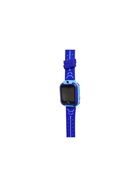 Kids Smartwatch with GPS and Rubber/Plastic Strap Light Blue