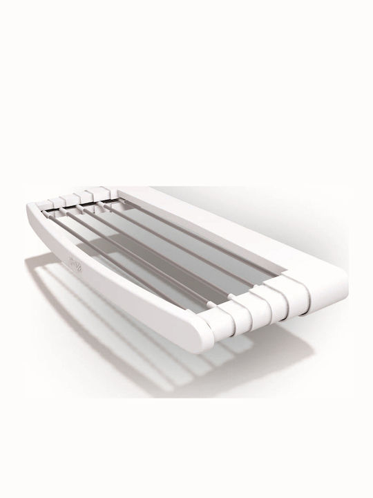 Gimi Telepack Plastic Folding Wall Mounted Clothes Drying Rack with Hanging Length 5m