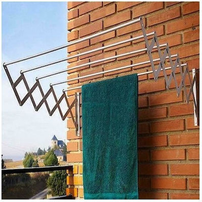 Haiwang Aluminum Folding Wall Mounted Balcony Railings 100x70cm