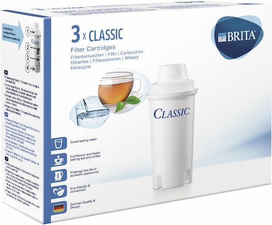 Brita Water Filter Replacement for Jug Classic 3pcs