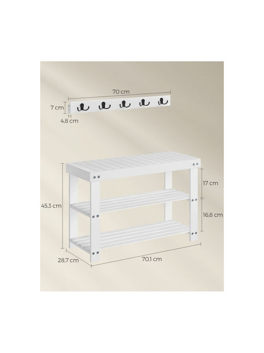 Suport pentru pantofi L70xW28.7xH45.3cm