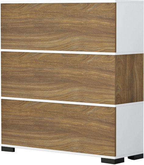 Ξύλινη Mirabell με 3 Ράφια 90x30x93cm Ξύλινη Mirabell με 3 Ράφια 90x30x93cm