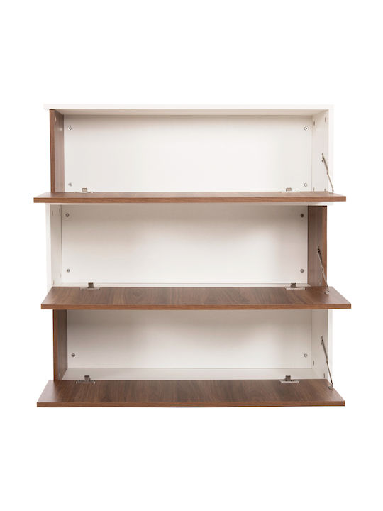Mirabell Wooden Shoe Organizer Brown 90x30x93cm