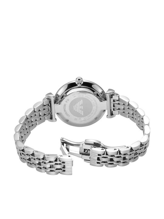 Emporio Armani Gianni T-bar Women's Watch with Silver Metal Bracelet