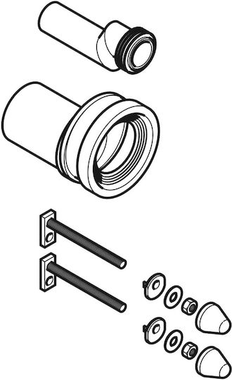 Set for Raising Wall-Hung Toilet by 2.5cm 405.116.00.1 Geberit