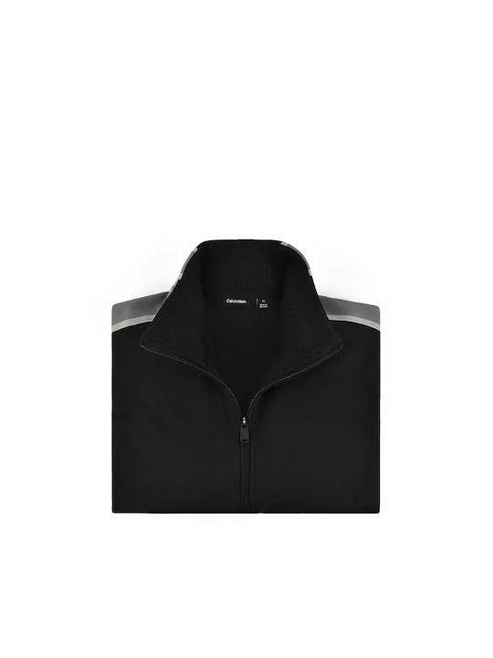 Calvin Klein Jachetă cu fermoar pentru bărbați black