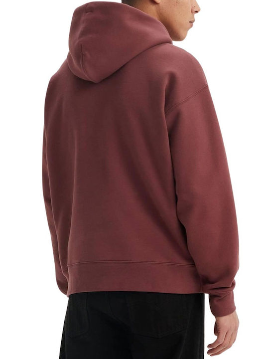 Levi's Skateboarding Men's Sweatshirt with Hood Red