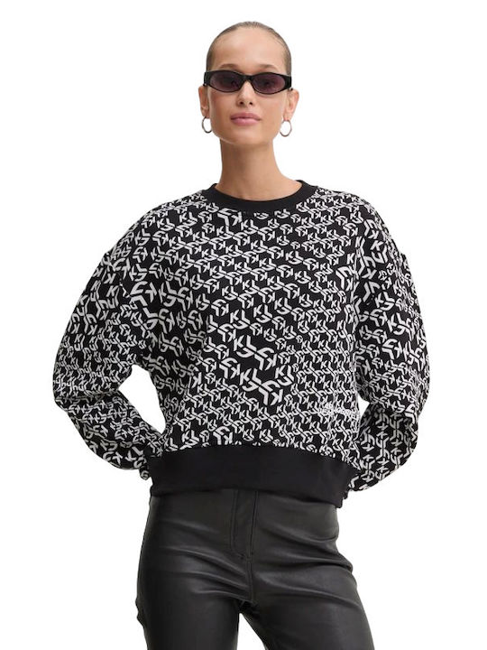 Karl Lagerfeld Women's Sweatshirt Black/White