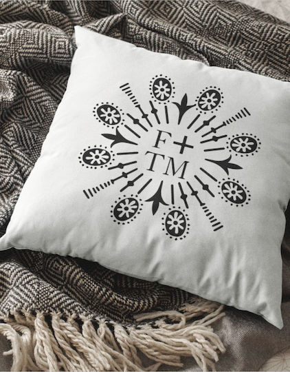TKT Μαξιλάρι Καναπέ White 40x40εκ.