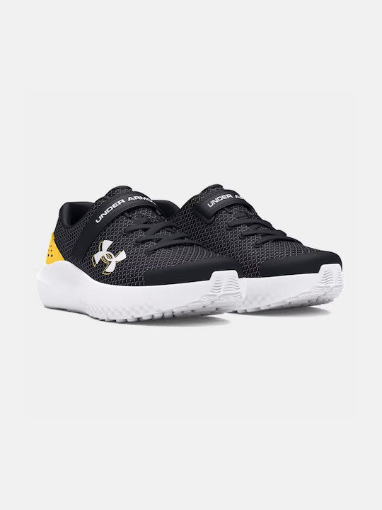 Under Armour Pantofi Sport pentru Copii Alergare Surge 4 Negre