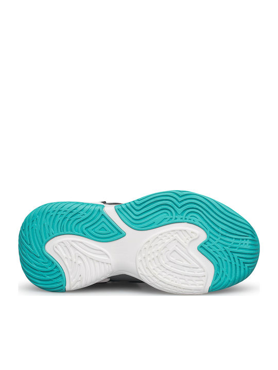 Memory Pick 2 Nanobionic Incaltaminte Sport Copii Baschet Cu Închidere Hoop & Loop Gri