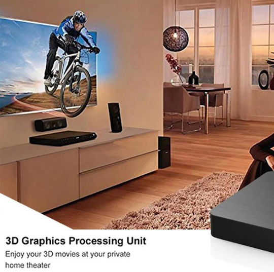 TV-Box Q96 X1 546897 mit WiFi USB 2.0 1GB RAM und 8GB Speicherplatz mit Betriebssystem Android 7.1