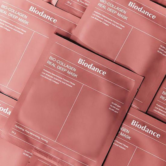 Biodance Bio Collagen Real Deep Gesichtsmaske für das Gesicht für Revitalisierung / Feuchtigkeitsspendend / Festigung 1Stück