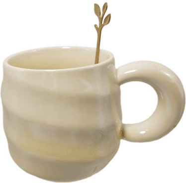 Becher aus Porzellan Beige 420ml Becher aus Porzellan Beige 420ml