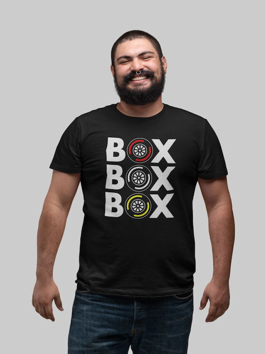 "box Box Box" Plus Size T-Shirt Weiß