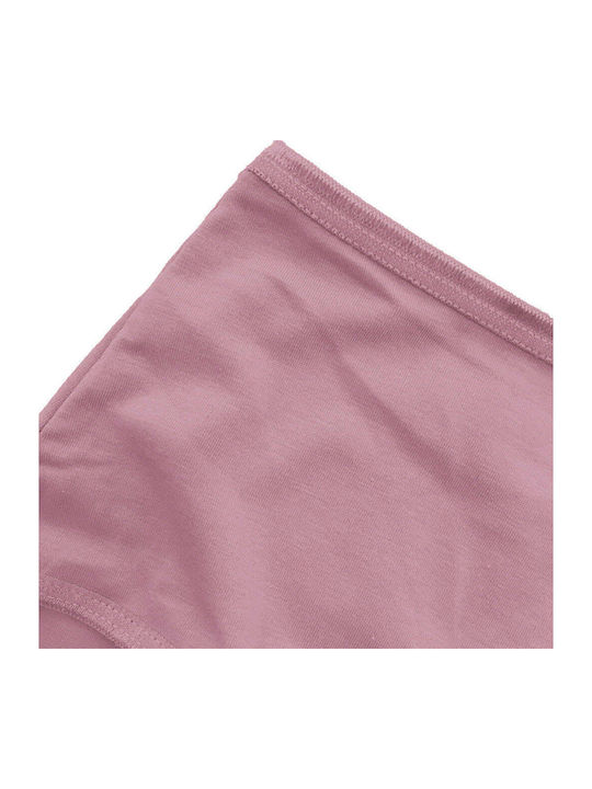 Hochtailliert Damen Slip Rosa