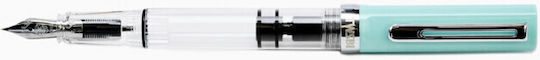 Twsbi Calligraphy Pen Broad Green with Green Ink