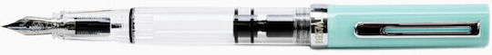 Twsbi Kalligraphiefüller Mittel Grün mit Grün Tinte