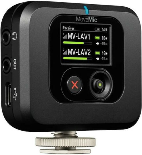 Shure MV-TWO-KIT-Z6 Σετ Ασύρματο Μικρόφωνο Πέτου, Clip On για Κινητό
