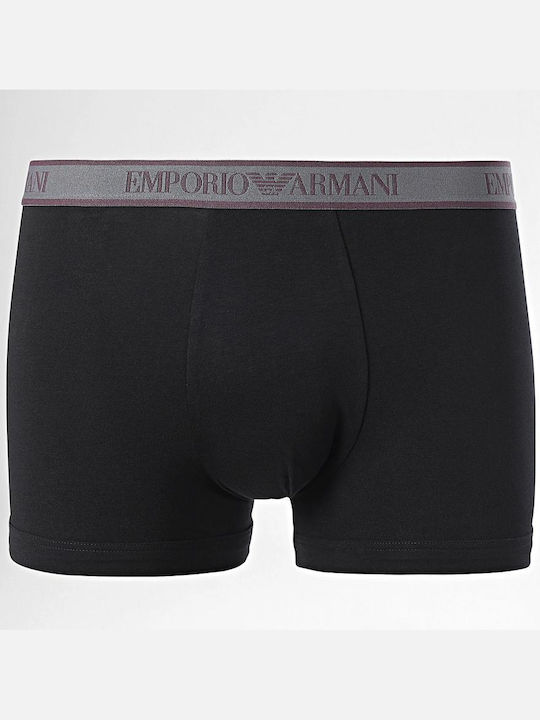 Emporio Armani Herren Boxershorts Black, Magne 3Packung