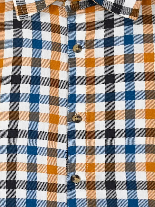 Kids Checked Shirt Long Sleeve Multicolour