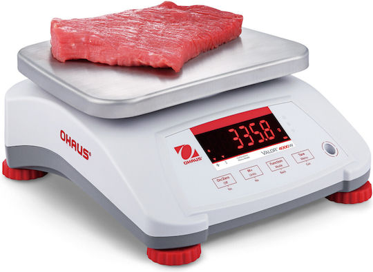 Cântar Valor 4000 Legalizat Impermeabil pentru Bucătărie Gastronomică Ip68 Led 3kg 1g Ohaus V41pwe3t