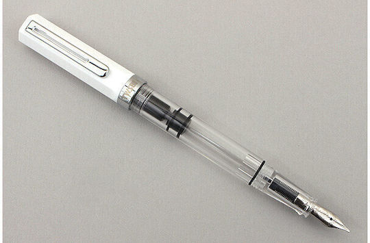 Twsbi Eco White Piston Πένα Καλλιγραφίας Medium Λευκή