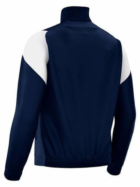 Macron Men's Cardigan Blue Navy/White