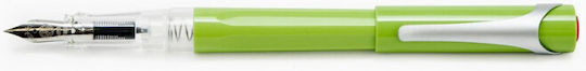 Twsbi Swipe Calligraphy Pen Fine Green made of Plastic with Blue Ink Green