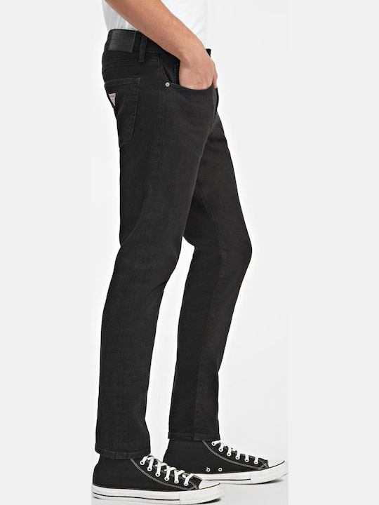 Ανδρικό Παντελόνι Τζιν με Skinny Εφαρμογή Μαύρο
