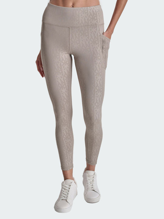 DKNY Frauen Gekürzt Leggings Biege