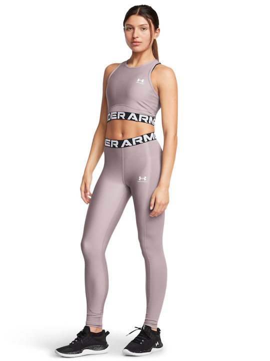 Training Women's Long Firming Leggings Purple