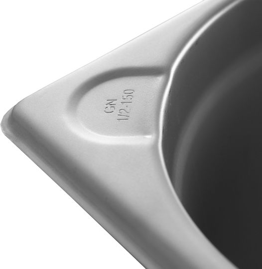 Gn 1/4 Container Depth 65mm Steel Kitchen Line Hendi 806524