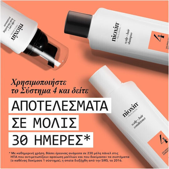 Nioxin Promo Scalp & Hair System 4 Σαμπουάν Προοδευτική Αραίωση 150ml & Conditioner 150ml & Treatment Serum 40ml