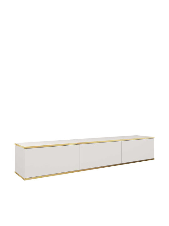 Έπιπλο Τηλεόρασης Λευκό Μ175xΠ32xΥ30cm