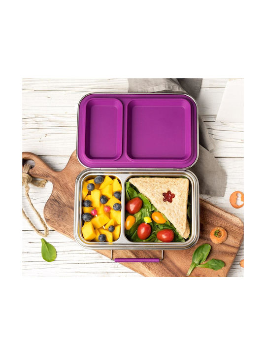 Lekkabox Lunchbox Inox Lila 1Stück