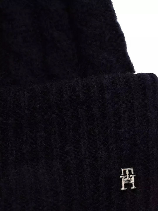 Beanie Frauen Beanie Gestrickt in Blau Farbe