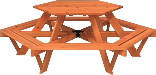 vidaXL Масичка 162x53см. за 3+ години Години Кафяв
