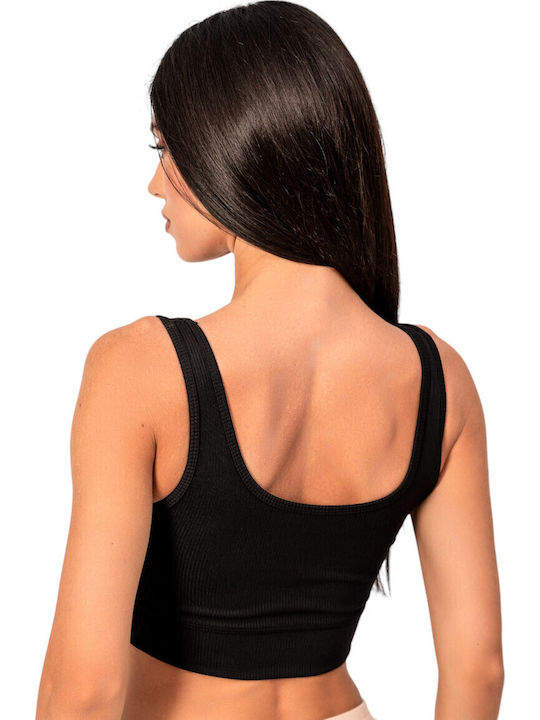 Women's Bra with Light Padding Black