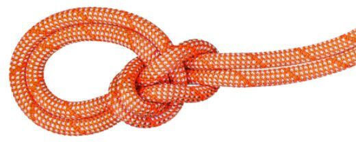 Mammut Dynamic Climbing Rope with Length 80m Orange