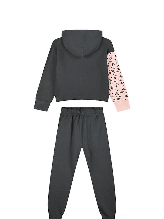 Energiers Kids Sweatpants Set Charcoal 2pcs