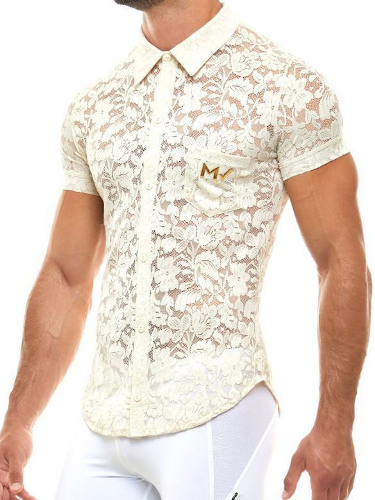 Πουκάμισο Floral Ivory